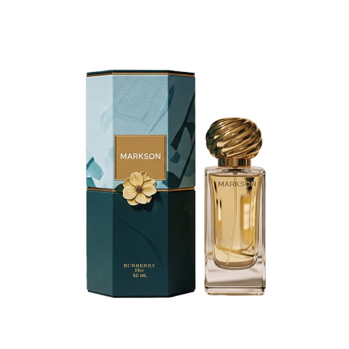 50Ml Fancy Perfume Boxes - Color: Blue