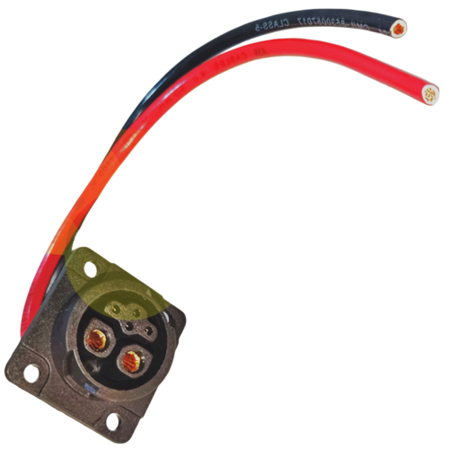 Amp. 2+4 / 2 Wires E-Scooty Chogori Type Charging Socket - Application: Automotive