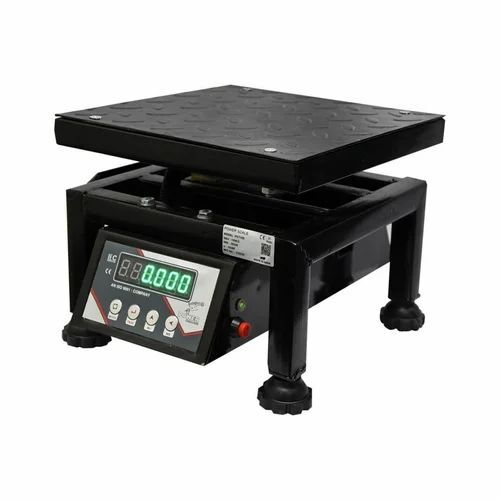 Black Electronic Weighing Scale