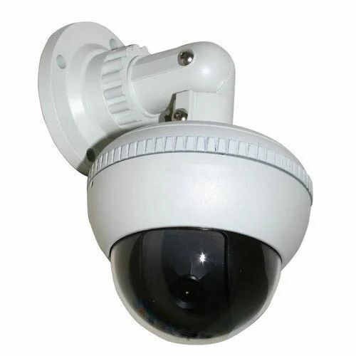 CCTV Security Camera - Standard Size, White Color | Waterproof, Durable Design for Hotels, Restaurants, Schools, 1-Year Warranty