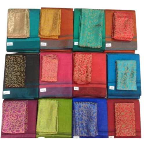 Tussar Sarees With Blouse - Color: Multicolor