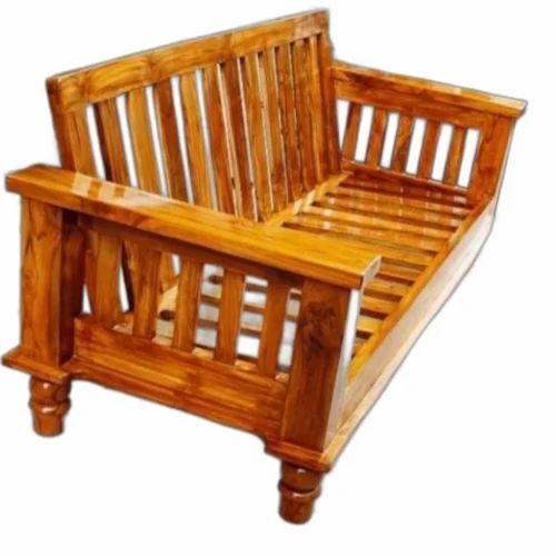 Brown Wooden Sofa