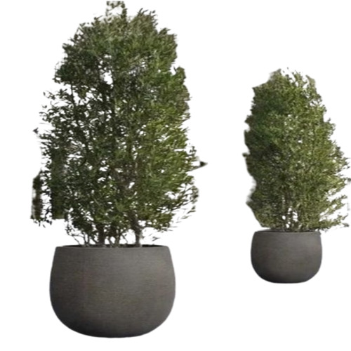 Plain Garden Planter - Color: Grey