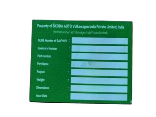 Anodized Aluminum Nameplates