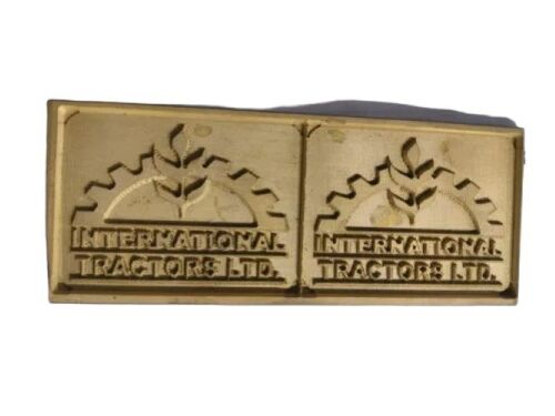 Modern Brass Letter Name Plate