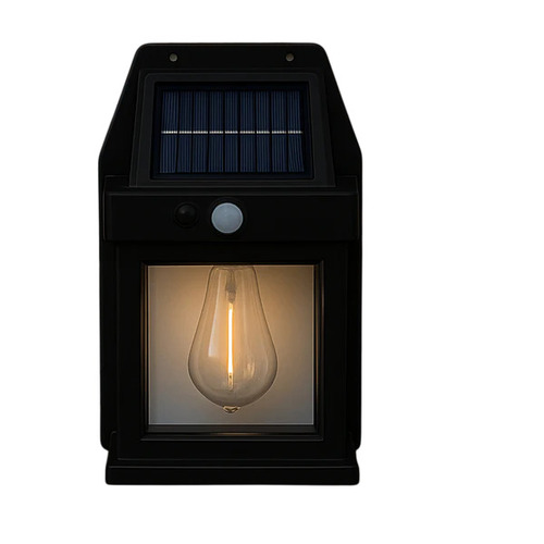 Tungsten Led Solar Wall Lamp With 1 Bulb - Color: White