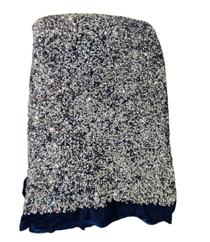 Sequence Embroidery On Stretchable Lycra Fabric