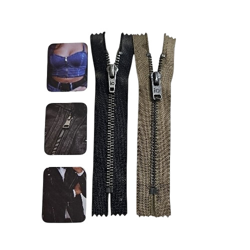 Teeth Finish Garment Zippper