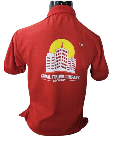 Custom Logo Printed Cotton Polo T-Shirts