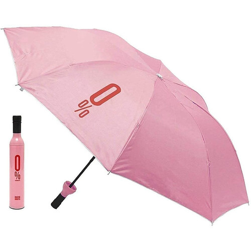 Manual Bottle Umbrella - Color: Pink