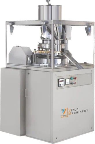 Tablet Press Machine - Metal, Automatic Control, 3 Phase, 440 Volt, High Performance | Heavy Duty, 50 Hertz Frequency, 1 Year Warranty, Silver Finish