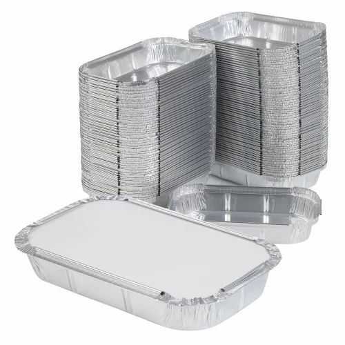 Plain Aluminium Foil Container