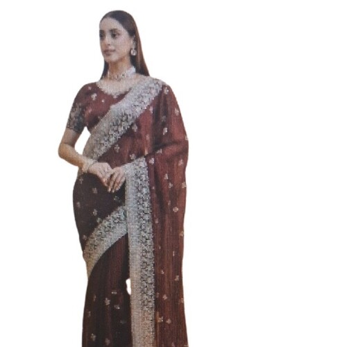 Embroidery Saree