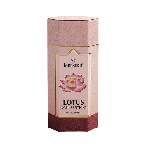 250G Hexagon Incense Stick Boxes - Finishing: Glossy Lamination