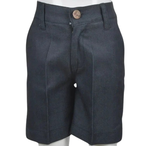 Boy Grey School Uniform Shorts