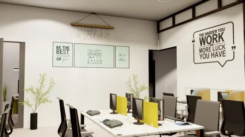 Linear Office Workstation