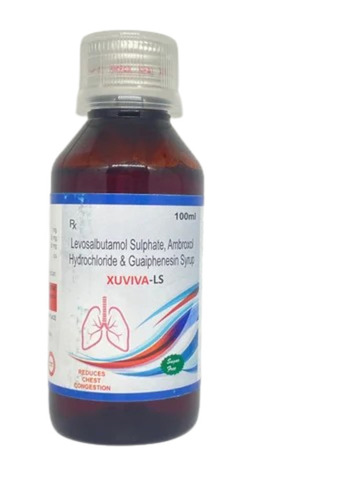 Xuviva-Ls Levosalbutamol Sulphate Ambroxol Hydrochloride Guaiphenesin Syrup