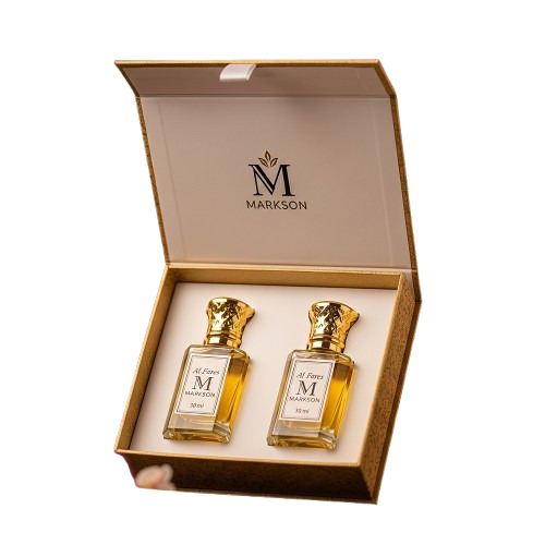 30 Ml 2 Attar Kit Paper Boxes - Color: Cream