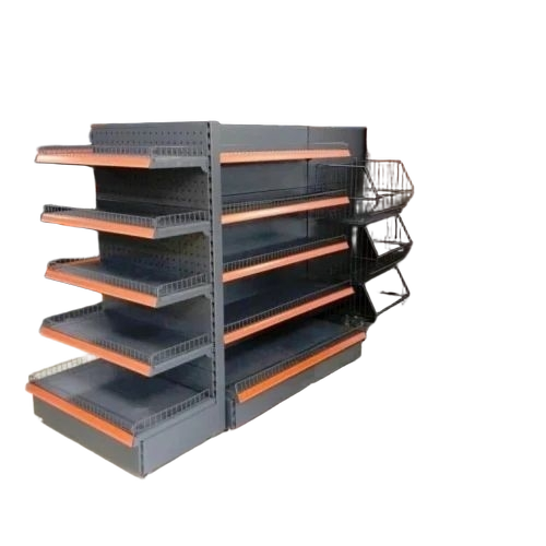 Mild Steel Supermarket Display Rack