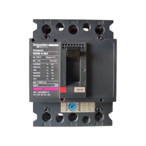 New Schneider Compact Ns80H-Ma 80A Mccb Circuit Breaker 80A Make Schneider - Frequency: 50/60 Hertz (Hz)