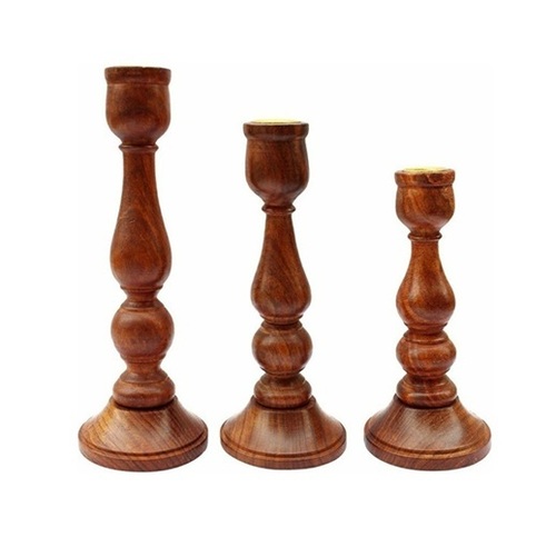 Wooden Candle Holders - Coating Type: Epoxy Resin