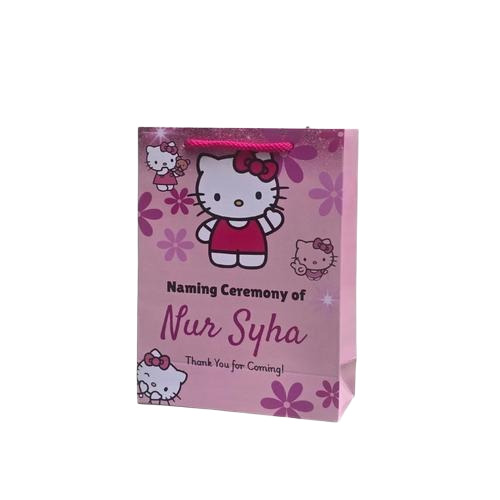 Personalized Naming Ceremony Paper Bags - Color: Multi
