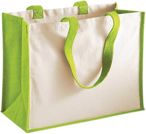 Plain Green Non Woven Bags - Design: Standard