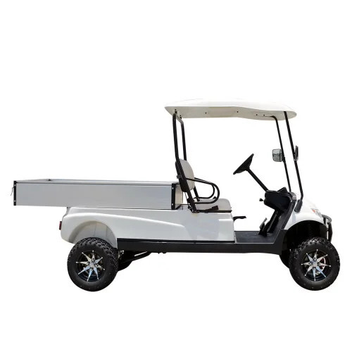 Cargo Utility Golf Cart - Color: White