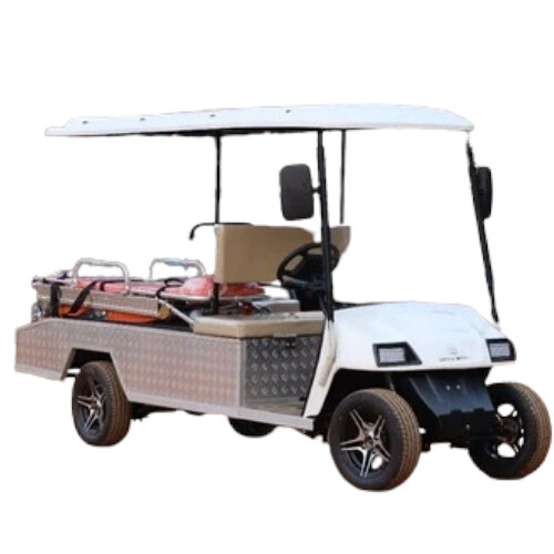 Electric Ambulance Golf Cart - Capacity: 4 Seater