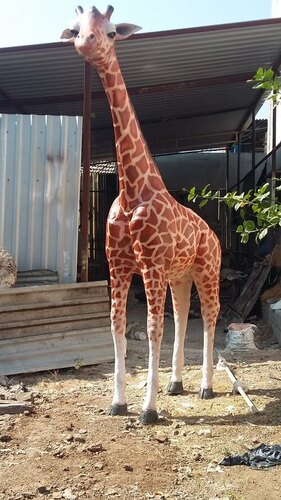 Frp Giraffe Statues