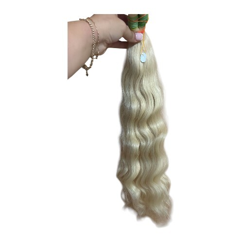 Wavy Blonde Bulk Hair