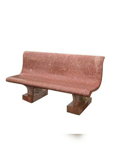 Red Rcc Garden Bench