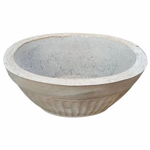 Round Garden Concrete Pot
