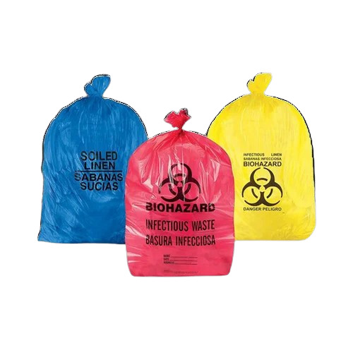 Bio Medical Waste Collection Bag - Color: Multicolor