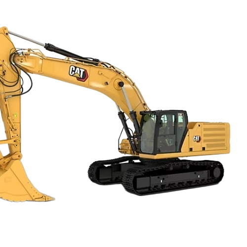 Hydraulic Crawler Excavator Machine - Metal, Yellow, Manual Control | High Efficiency, Fuel Efficient Engine, Hydraulic Steering
