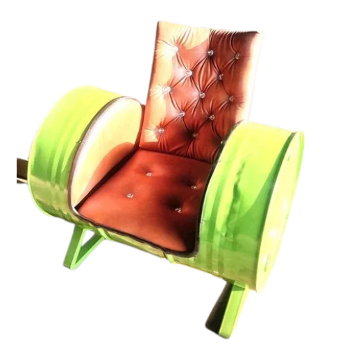 Single Seater Metal Drum Sofa