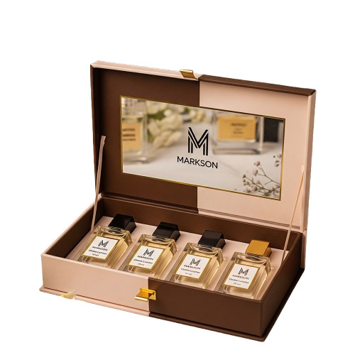 10Ml 4 Perfume Window Kit Boxes - Finishing: Matte Lamination