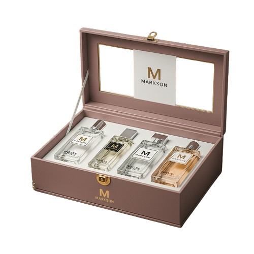 20Ml 4 Perfume Window Kit Boxes - Finishing: Glossy Lamination