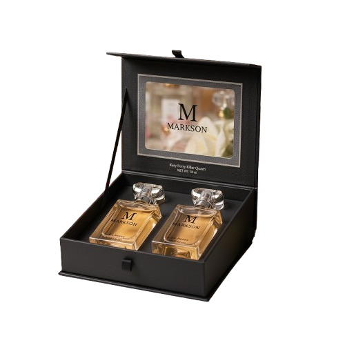 30Ml 2 Perfume Window Kit Boxes - Finishing: Matte Lamination