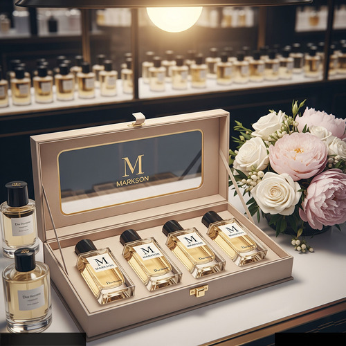 30Ml 4 Perfume Window Kit Boxes - Finishing: Matte Lamination