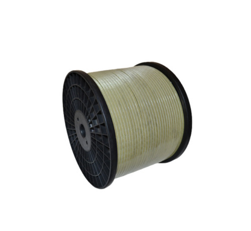 Double Fibre Glass Covered Copper Strip - Color: Silver