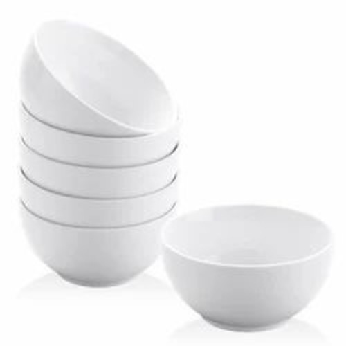 Plain White Ceramic Bowl