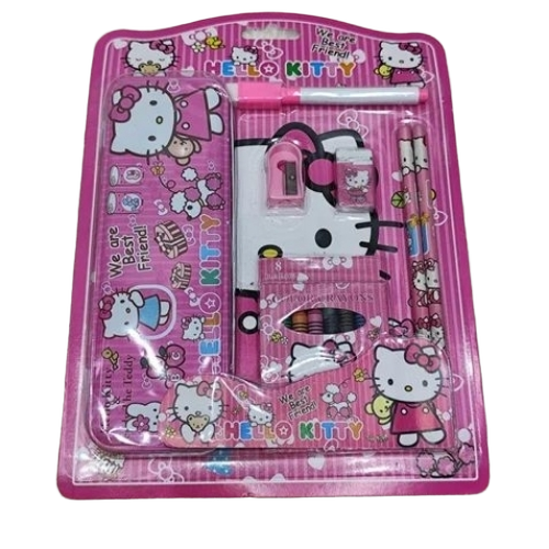 Plastic Hello Kitty Stationery Set