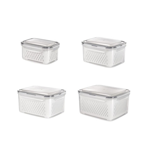 White Plastic Fridge Storage Container