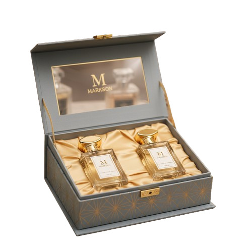 100Ml 2 Perfume Window Kit Boxes - Finishing: Matte Lamination