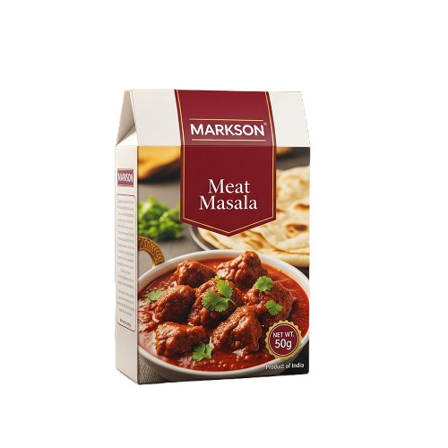 50G Gable Top Spices Boxes - Color: Red