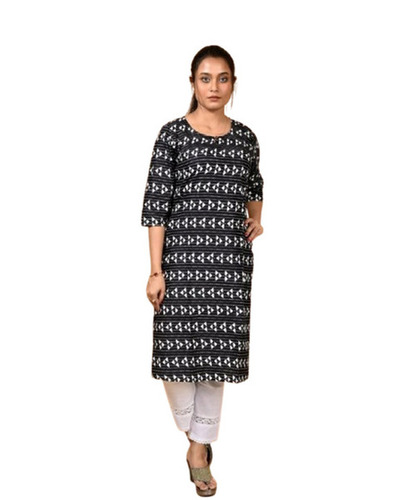 Ladies Kurtis - Color: Black & White