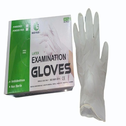 Latex Powdered Examination Gloves