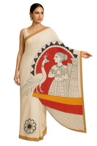 Kerala Cotton Saree - Color: Comes In Various Colors