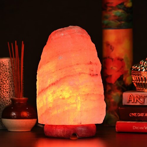 Natural Himalayan Rock Salt Lamp for Positive Energy